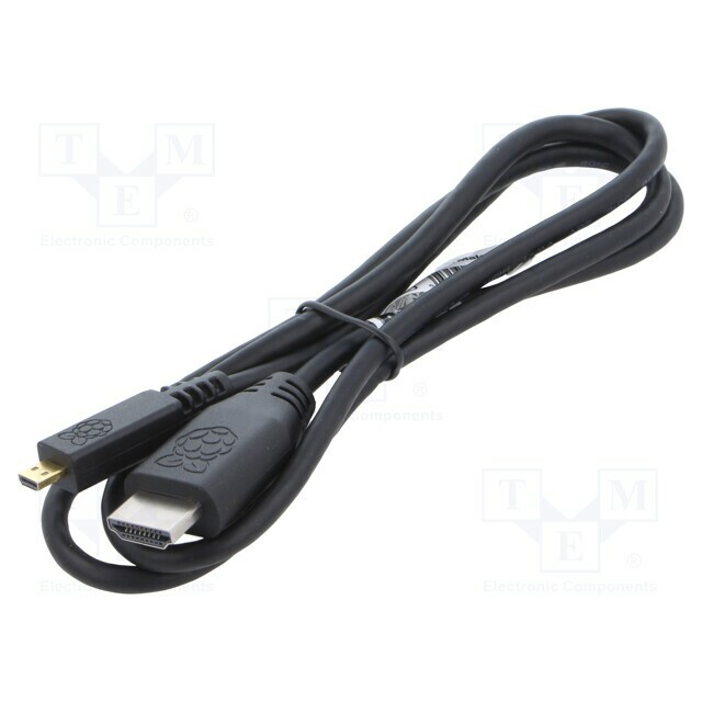 RASPBERRY PI Connection cable; black; 1m