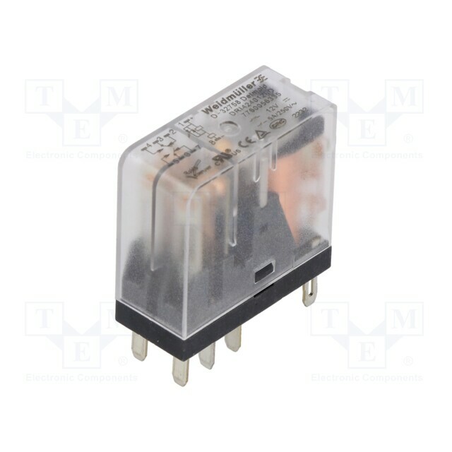 WEIDMÜLLER Relay: electromagnetic; Ucoil: 12VDC; DPDT