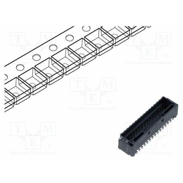 HIROSE Connector: wire-board; socket; male; PIN: