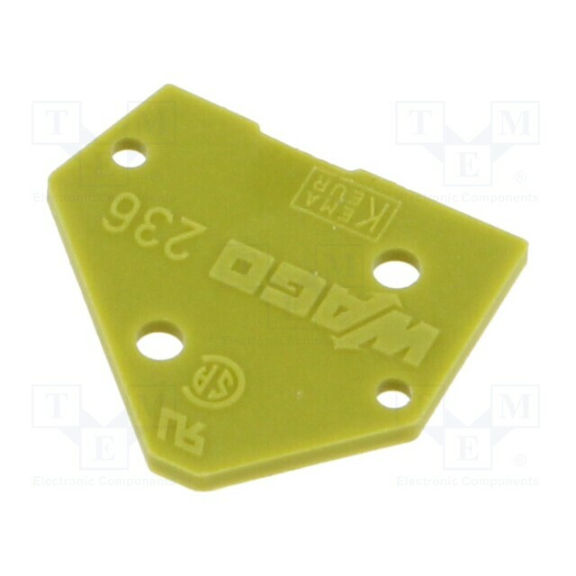 WAGO End piece; light green; 236