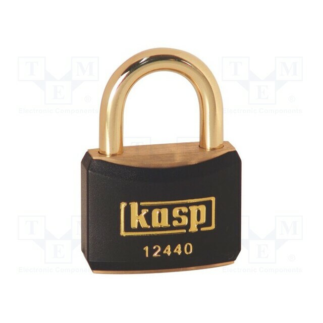 KASP Padlock; shackle; brass; Protection: low