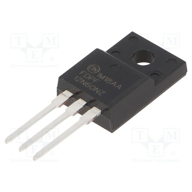 ONSEMI Transistor: N-MOSFET; unipolar; 600V; 7