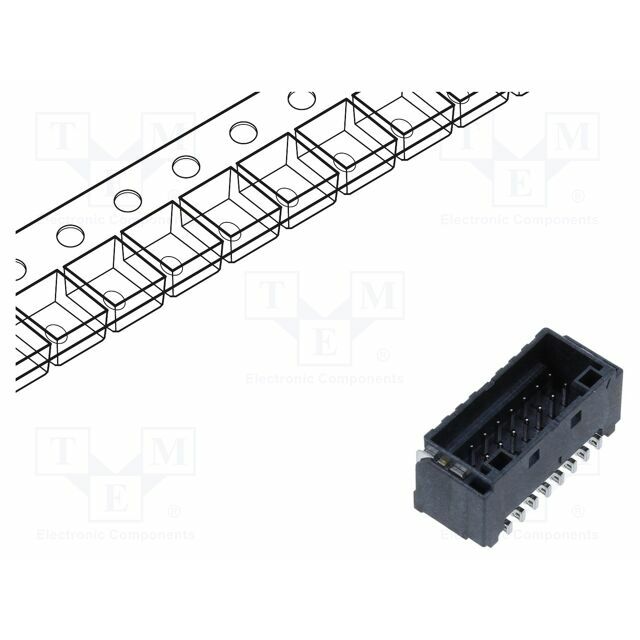 HIROSE Connector: wire-board; socket; male; PIN: