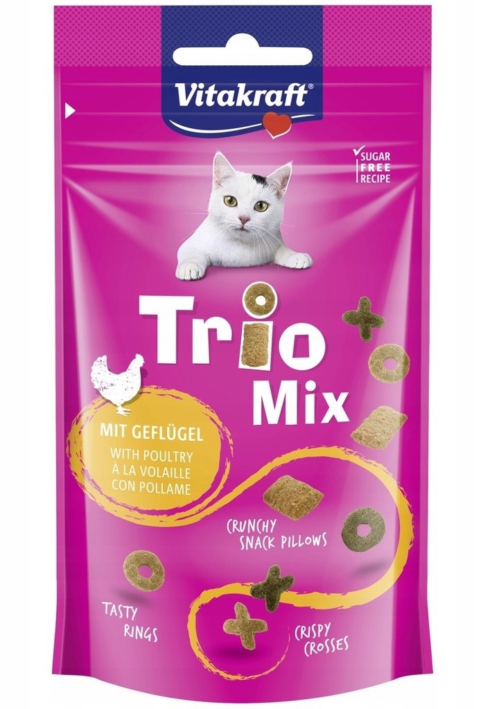 VITAKRAFT Trio Mix Poultry - cat