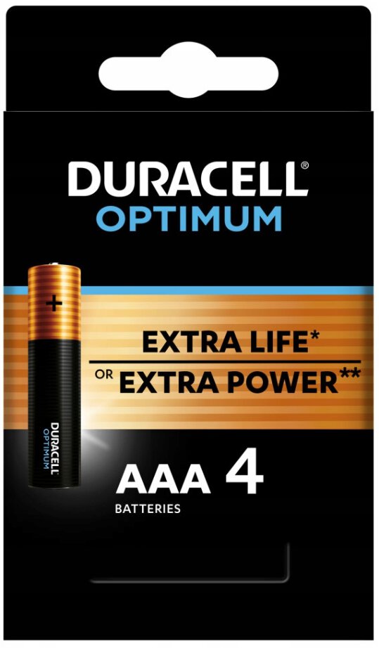 LR03 4BL DURACELL OPTIMUM (ALDU034OPT) |