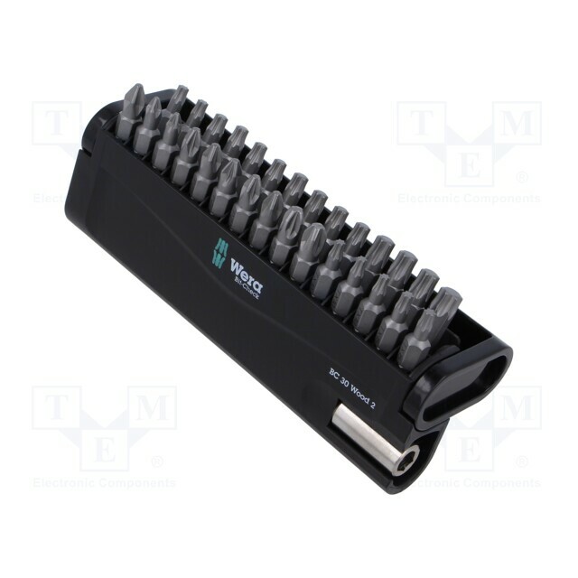Tools set: screwdriver bits; Phillips,Pozidriv®