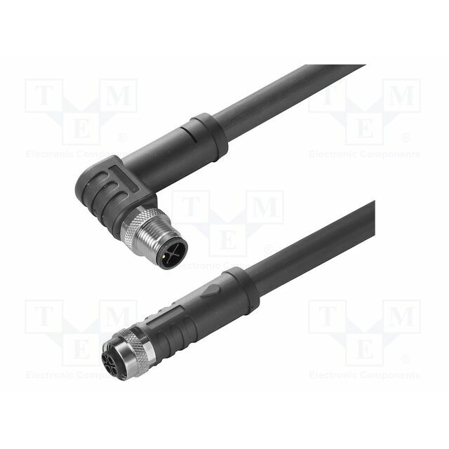 WEIDMÜLLER Cable: for sensors/automation; M12; PIN: