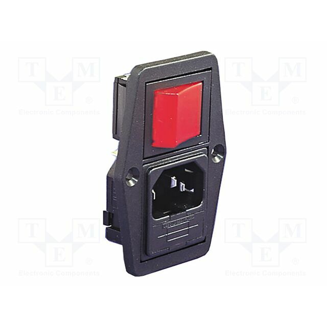 BULGIN Connector: AC supply; female; 10A