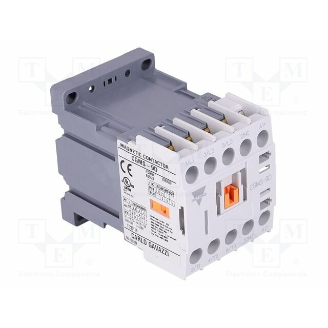 CARLO GAVAZZI Contactor: 3-pole; 3PST; 9A