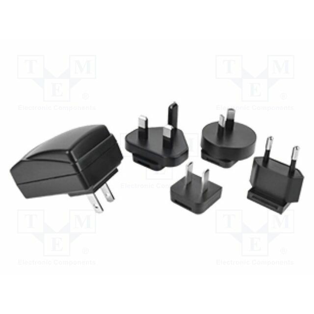 Power supply: switching; AC/DC; 670mA; 6W