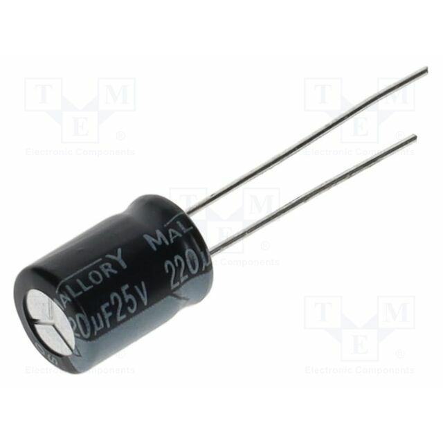 Knowles Corporation Capacitor: electrolytic; THT; 220uF