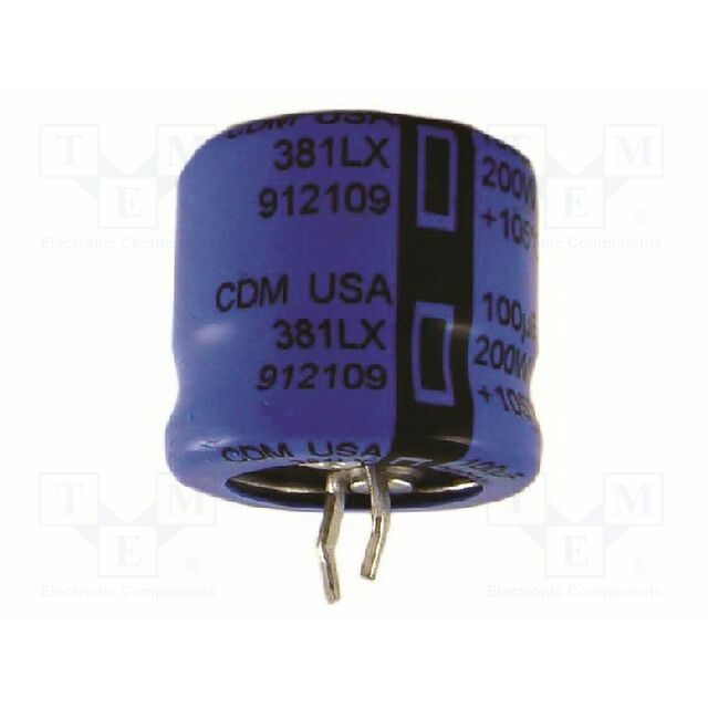 Knowles Corporation Capacitor: electrolytic; SNAP-IN; 1mF