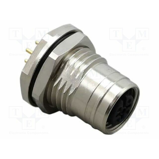 MOLEX Connector: M12; socket; PIN: 4