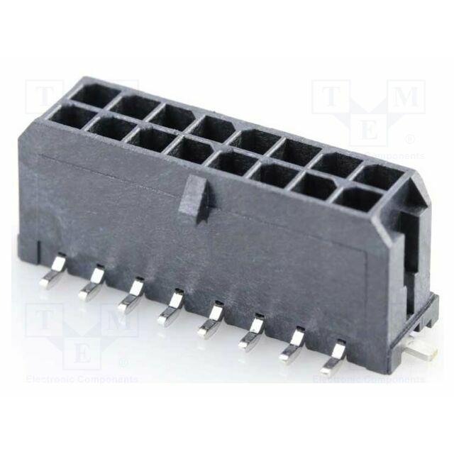 MOLEX Connector: wire-board; male; PIN: 16