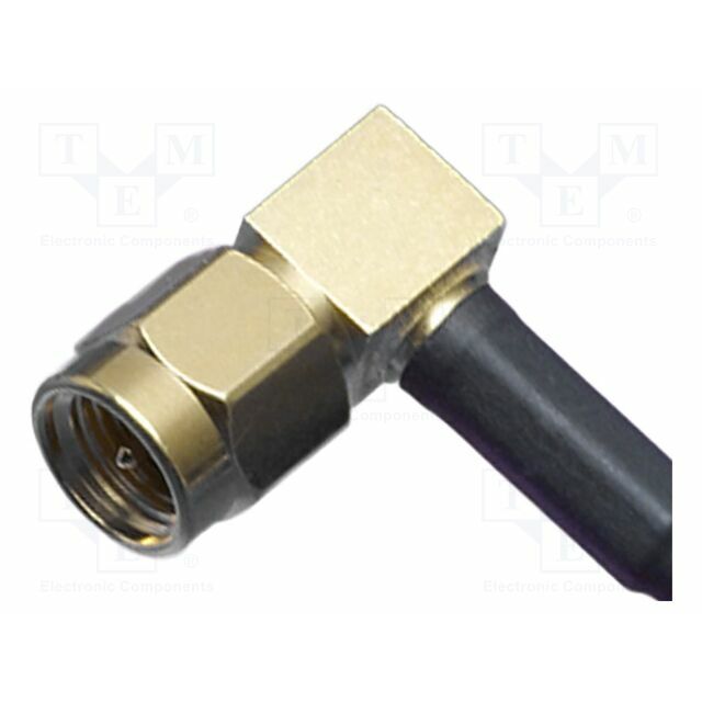 MOLEX Connector: SMA; plug; male; angled