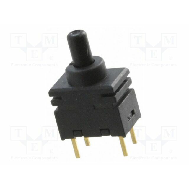OMRON Switch: push-button; DPST; OFF-(ON); Illumin: