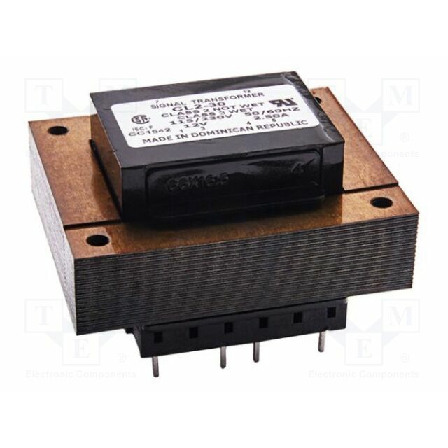 Transformer: encapsulated; 12V; 2.5A; CL2