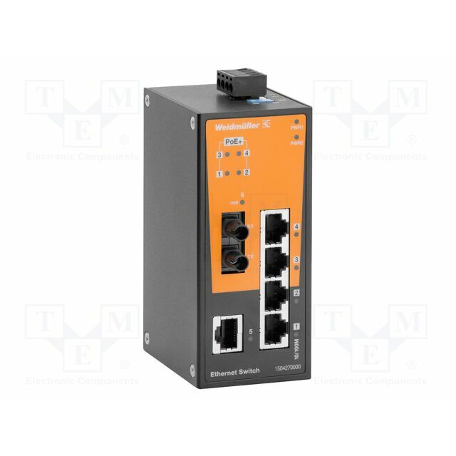 WEIDMÜLLER Automation module: switch Ethernet; unmanaged