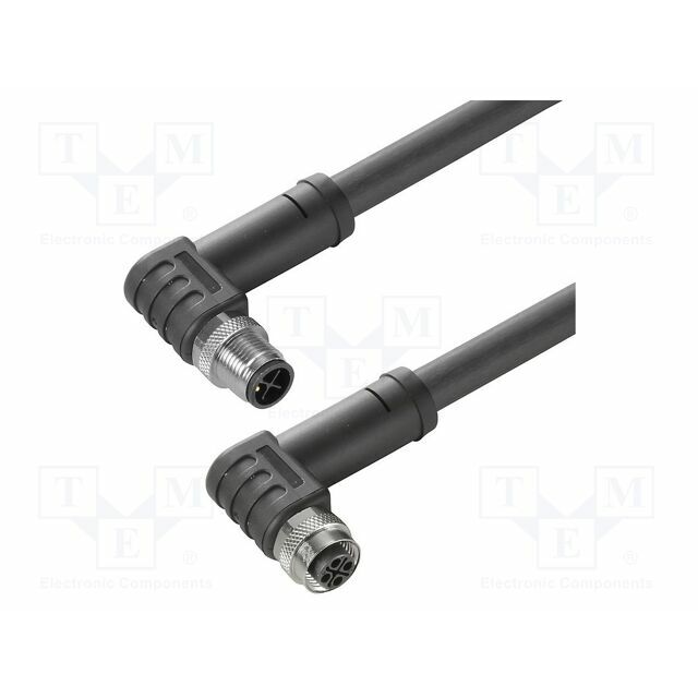 WEIDMÜLLER Cable: for sensors/automation; M12; PIN: