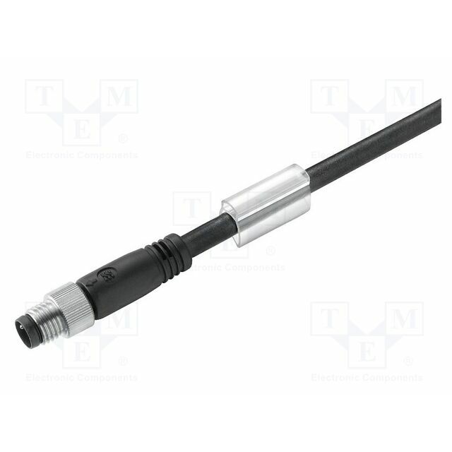 WEIDMÜLLER Connector: M8; 3m; male; PIN: