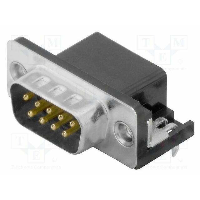 WEIDMÜLLER Connector: D-Sub; plug; angled; soldering
