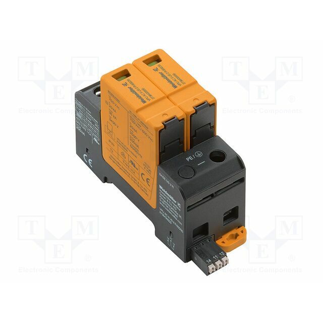WEIDMÜLLER Surge arrester; Poles: 2; screw