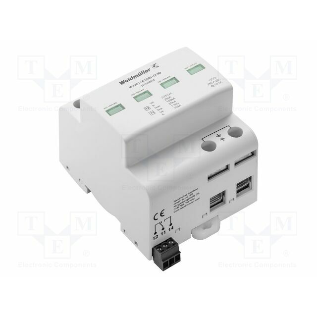 WEIDMÜLLER Surge arrester; Poles: 2; screw