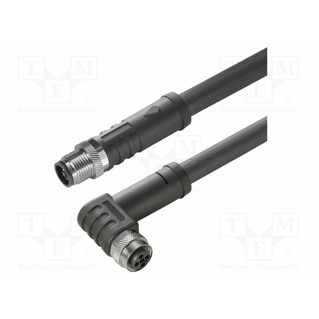 WEIDMÜLLER Cable: for sensors/automation; M12; PIN: