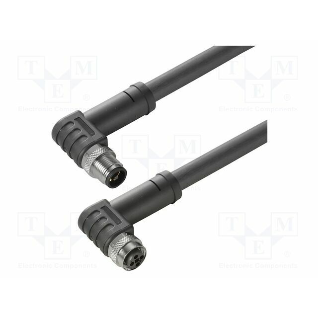 WEIDMÜLLER Cable: for sensors/automation; M12; PIN: