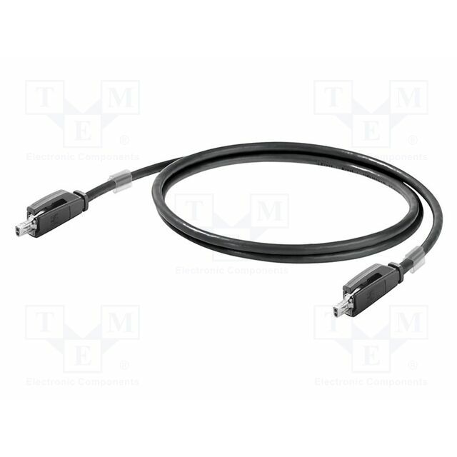 WEIDMÜLLER Patch cord; stranded; 3m; black