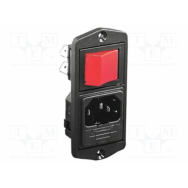 BULGIN Connector: AC supply; 10A; 250V