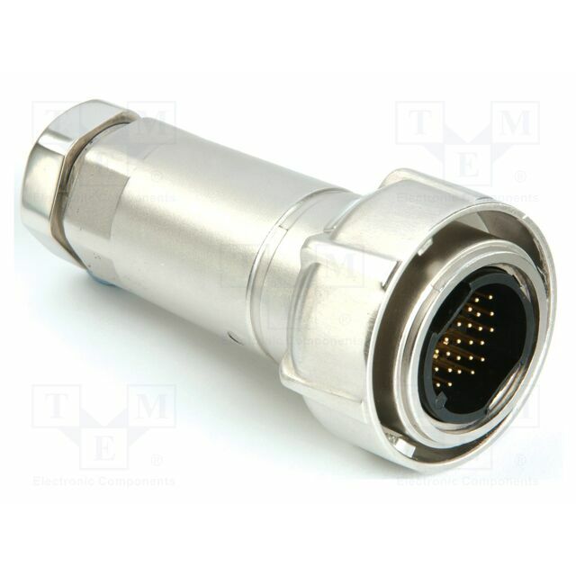 BULGIN Connector: circular; plug; PIN: 3