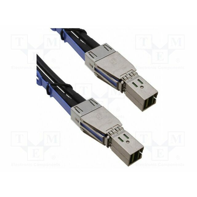 AMPHENOL Both sides; black; 30AWG; Cores: