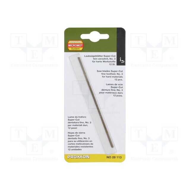 PROXXON Hacksaw blade-set; steel,jigsaw; Partinax