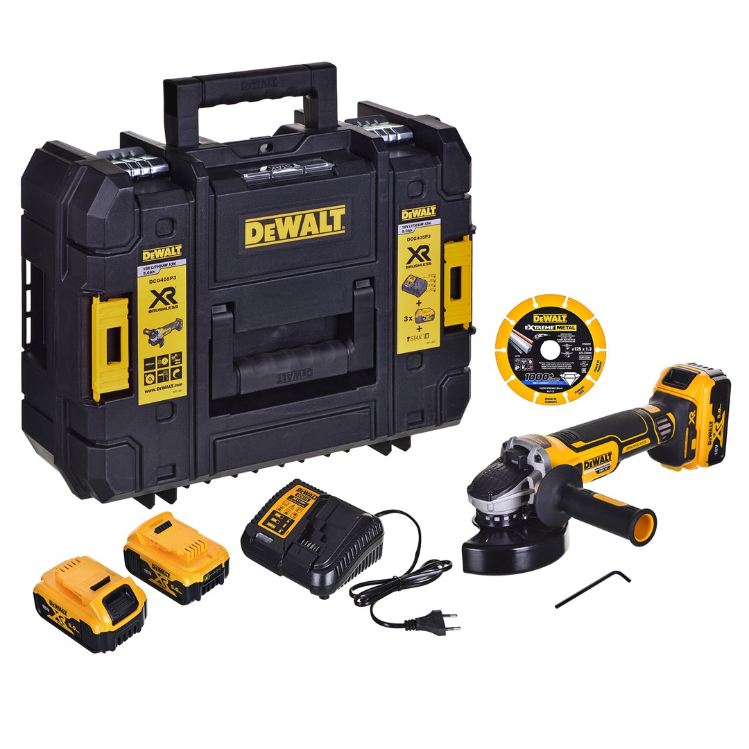 18V DCG405P3 angle grinder DEWALT |