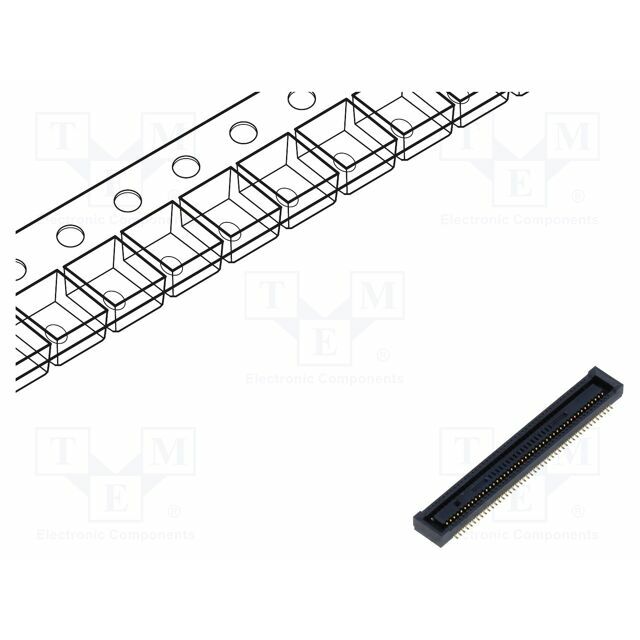 HIROSE Connector: PCB to PCB; socket