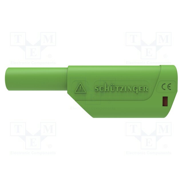 SCHUTZINGER Laboratory connector: 4mm banana; plug