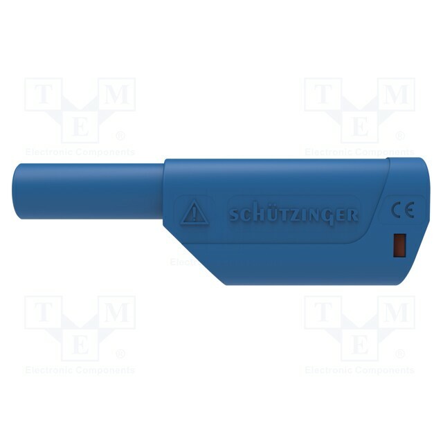 SCHUTZINGER Laboratory connector: 4mm banana; plug