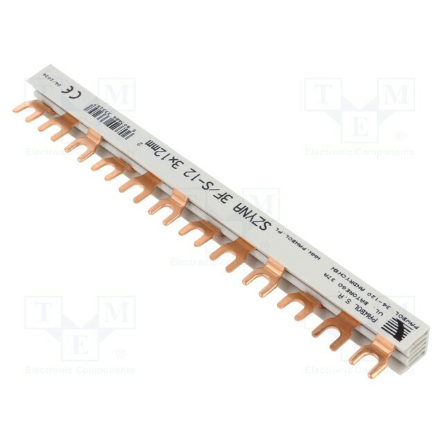 PAWBOL Busbar; 12mm2; Poles: 3; Urated: