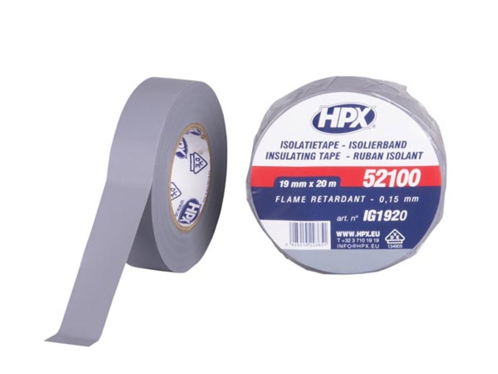 PVC insulating tape VDE - grey