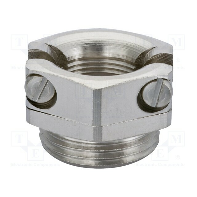 T-bolt clamp; nickel plated brass; Thread