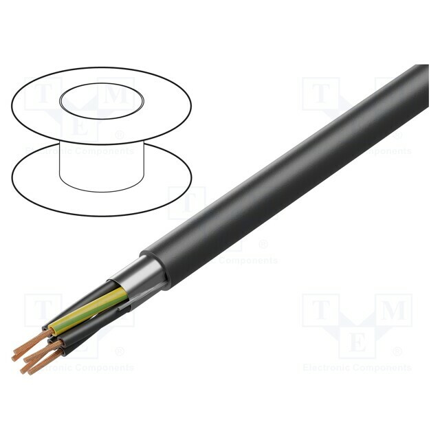 Wire; POWER 1000-YFR-OS; 3G1.5mm2; stranded