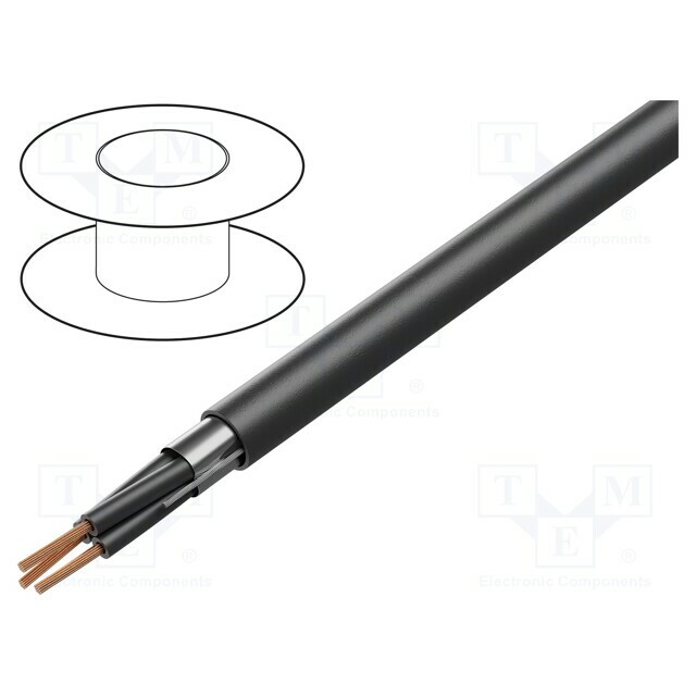 Wire; POWER 1000-YFR-OS; 2x1mm2; stranded; Cu