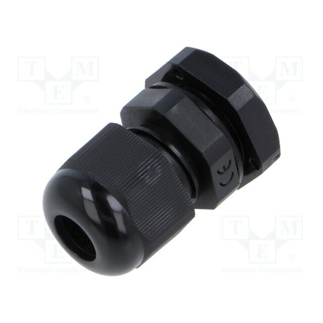 KRADEX Cable gland; PG9; polyamide; black