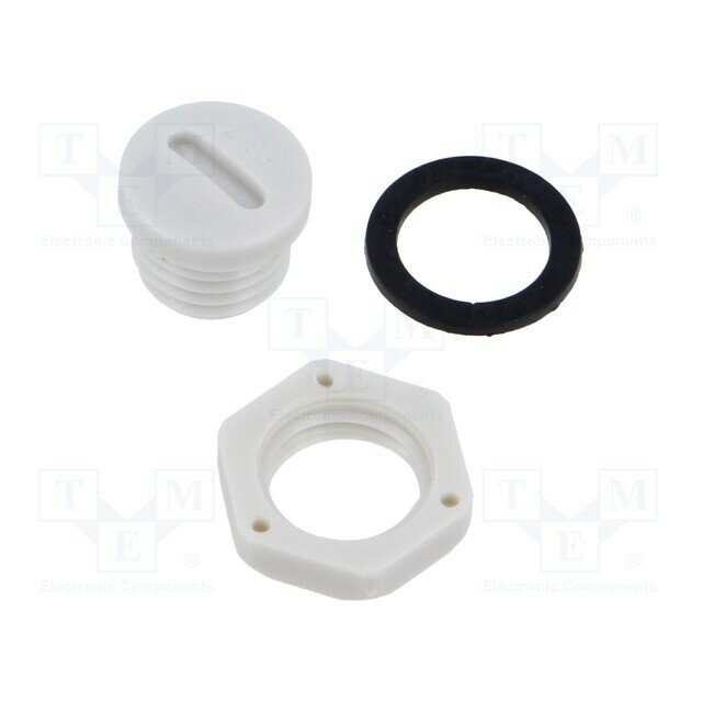 KRADEX Stopper; PG7; polyamide; light grey