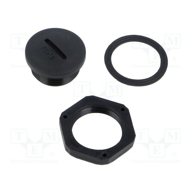KRADEX Stopper; PG16; polyamide; black; ZCG