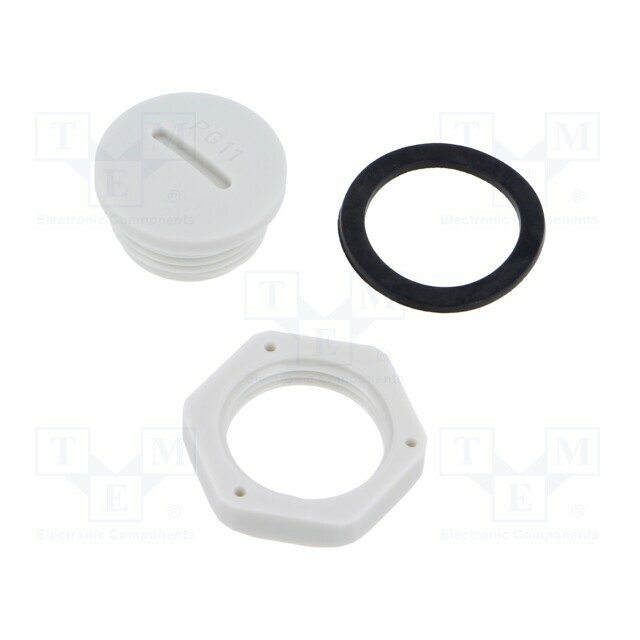 KRADEX Stopper; PG11; polyamide; light grey