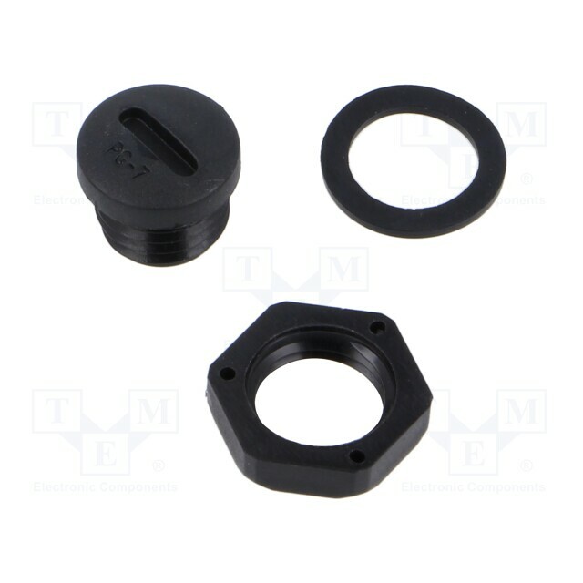 KRADEX Stopper; PG7; polyamide; black; ZCG
