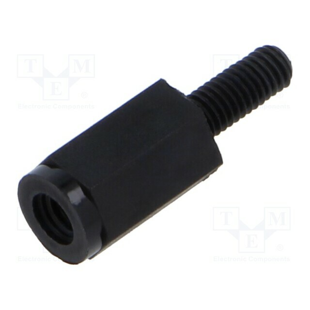 ESSENTRA Screwed spacer sleeve; hexagonal; polyamide