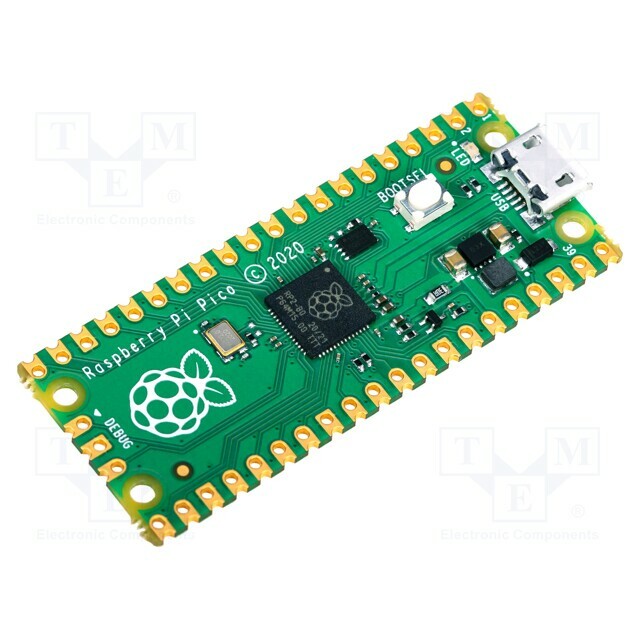 Accessories: prototype board; Raspberry Pi PICO
